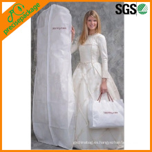 Bolso nupcial transpirable adicional extra grande de la ropa del vestido de boda del OEM
